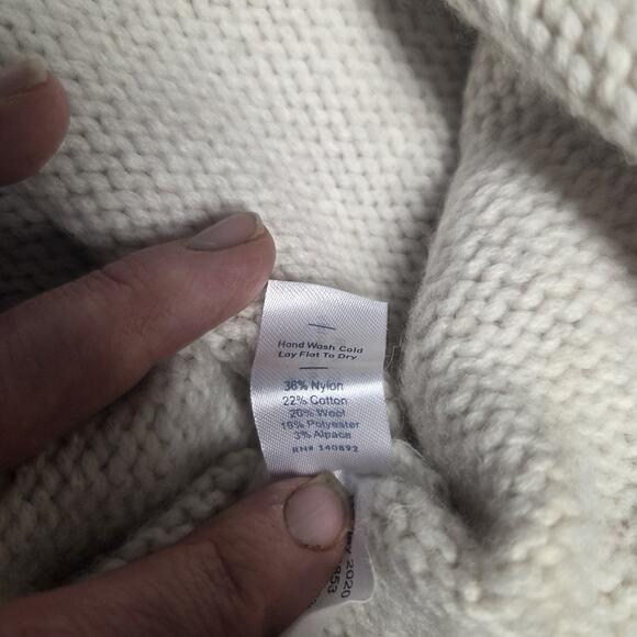 Marine Layer Coastal Grandma Patterned Sweater Wool Alpaca Blend Size Large - Picture 4 of 8